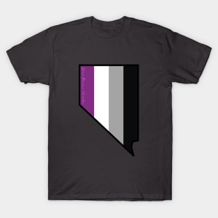 Nevada Asexual Pride Flag T-Shirt